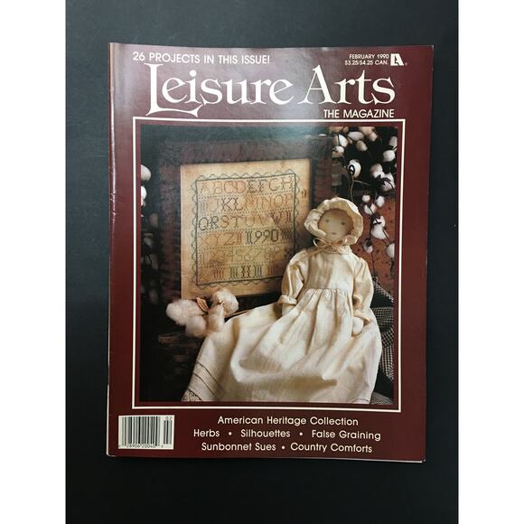 1 Year - 6 Issues of Leisure Arts The Magazine February 1990 - December 1990 - Picture 2 of 9